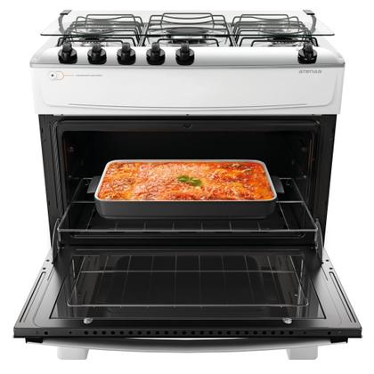 Imagem de Fogão 5 Bocas Com Mesa Inox Atlas Atenas Bivolt