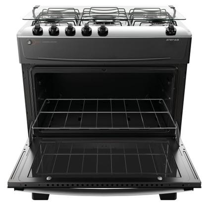 Imagem de Fogão 5 Bocas Com Mesa Inox Atlas Atenas Bivolt
