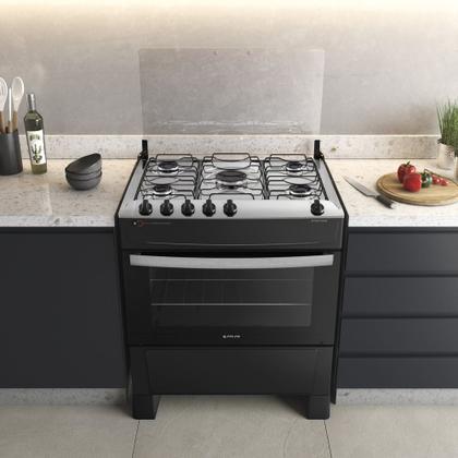 Imagem de Fogão 5 Bocas Com Mesa Inox Atlas Atenas Bivolt