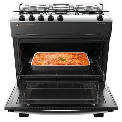 Imagem de Fogão 5 Bocas Com Mesa Inox Atlas Atenas Bivolt
