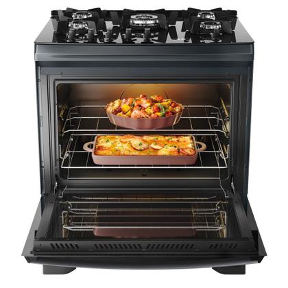 Imagem de Fogão 5 Bocas com Painel Touch e Timer Digital Dako Supreme Timer Glass New Bivolt