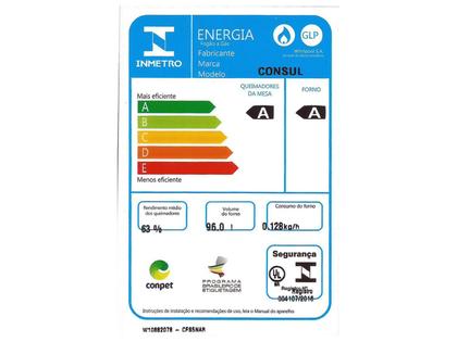 Imagem de Fogão 5 Bocas Consul Inox CFS5NARUNA
