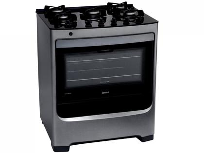 Imagem de Fogão 5 Bocas Consul Inox Mesa de Vidro CFS5VARUNA