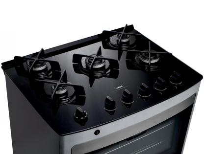 Imagem de Fogão 5 Bocas Consul Inox Mesa de Vidro CFS5VARUNA