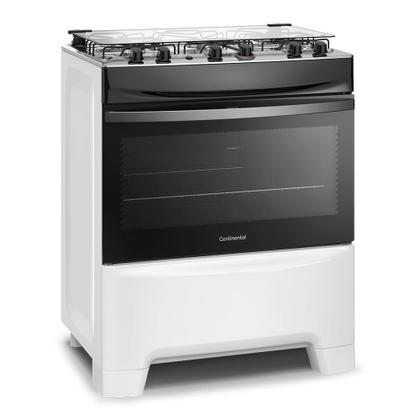 Imagem de Fogão 5 Bocas Continental Branco Automático com TOPLimpaFácil (FC5IB) Premium