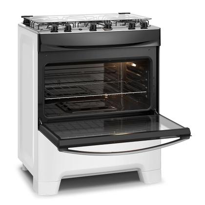 Imagem de Fogão 5 Bocas Continental Branco Automático com TOPLimpaFácil (FC5IB) Premium