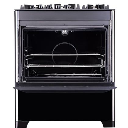 Imagem de Fogão 5 bocas Dako Magister Preto com Mesa de Vidro e Tripla Chama - Bivolt