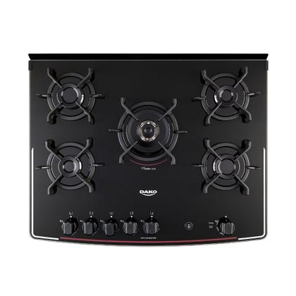 Imagem de Fogão 5 Bocas Dako Mesa de Vidro Supreme Glass