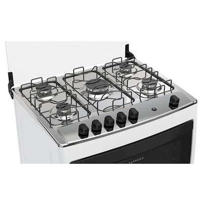 Imagem de Fogão 5 bocas Dako Supreme Branco 5 bocas com acendimento automático e Forno de 100L - Bivolt