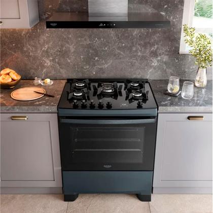 Imagem de Fogão 5 Bocas Dako Supreme Glass Titanium Timer Digital Bivolt