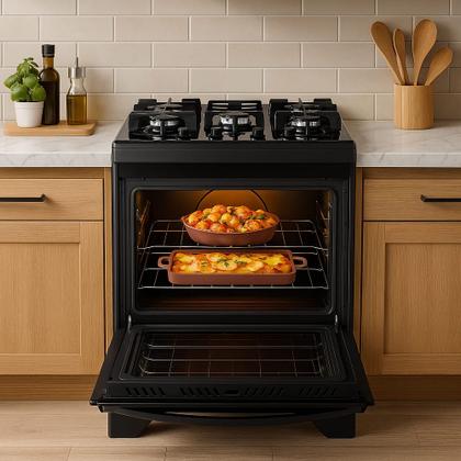 Imagem de Fogão 5 Bocas Dako Supreme Glass Titanium Timer Digital Bivolt