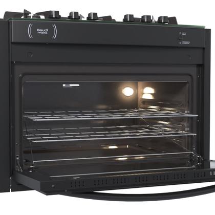 Imagem de Fogão 5 Bocas de Embutir Venax Gaudi Prisma Vitreo Bl Gas Glp Preto