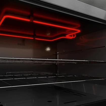 Imagem de Fogão 5 Bocas de Piso Fischer Tripla Chama Gran Cheff Gás com Dourador