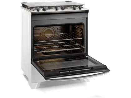 Fogão 5 Bocas Electrolux Branco Efficient PerfectCook FE5IB Imagem de Fogão 5 Bocas Electrolux Branco Efficient PerfectCook FE5IB