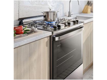 Fogão 5 Bocas Electrolux Cinza Efficient PerfectCook FE5IC Imagem de Fogão 5 Bocas Electrolux Cinza Efficient PerfectCook FE5IC