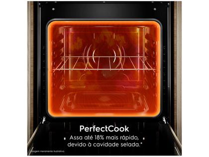 Fogão 5 Bocas Electrolux Preto Mesa de Vidro VaporBake FE5GP Imagem de Fogão 5 Bocas Electrolux Preto Mesa de Vidro VaporBake FE5GP
