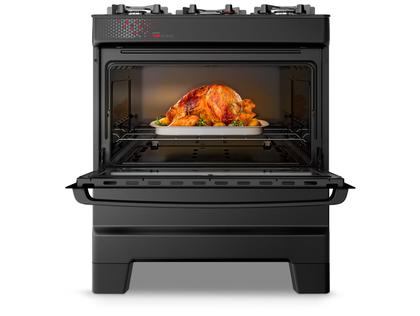 Imagem de Fogão 5 Bocas Esmaltec Preto Mesa de Vidro Esmaltec Ideal Top Glass