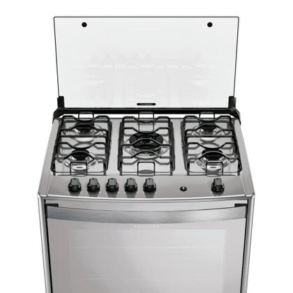 Imagem de Fogão 5 Bocas Espelhado Dako Magister Inox Style Bivolt