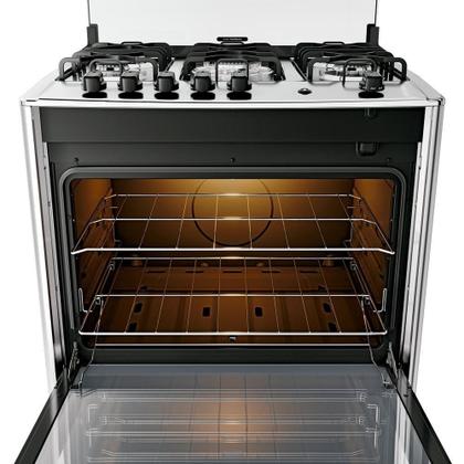 Imagem de Fogão 5 Bocas Espelhado Dako Magister Inox Style Bivolt