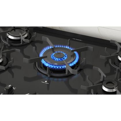 Imagem de Fogão 5 Bocas Itatiaia Automático Itamaster Preto Espelhado