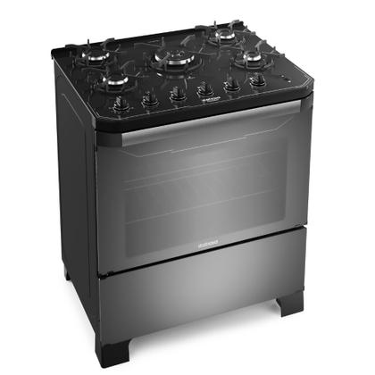 Imagem de Fogão 5 Bocas Itatiaia Automático Itamaster Preto Espelhado