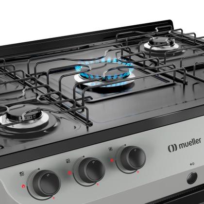 Imagem de Fogão 5 Bocas Mueller Titânio com Mesa Esmaltada 