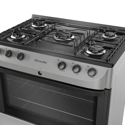 Imagem de Fogão 5 Bocas Mueller Titânio com Mesa Esmaltada 