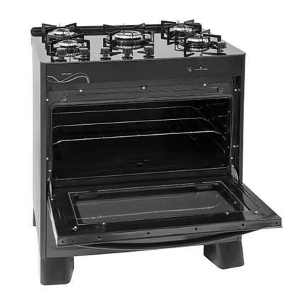 Imagem de Fogão 5 Bocas Suggar Mesa de Vidro Automático Neo Glass Preto