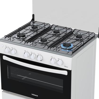 Imagem de Fogao 6 Bocas Venax Picasso GIIi Branco Gas Glp