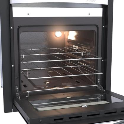 Imagem de Fogao a Gas de Embutir 4 Bocas Venax Gaudi Prisma Vitreo EL Inox