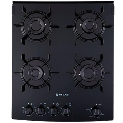 Imagem de Fogão a Gás de Piso 4 Bocas Atlas Mônaco Top Glass Mesa de Vidro