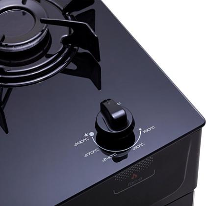 Imagem de Fogão a Gás de Piso 4 Bocas Atlas Mônaco Top Glass Mesa de Vidro