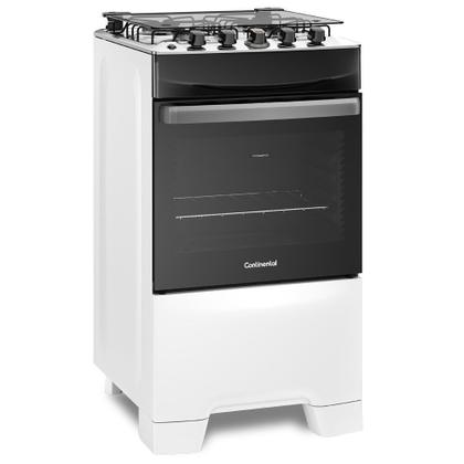 Fogão a Gás de Piso 4 Bocas Continental Mesa de Inox - FC4IB Imagem de Fogão a Gás de Piso 4 Bocas Continental Mesa de Inox - FC4IB