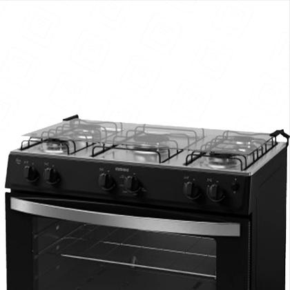 Imagem de Fogão à Gás Itatiaia Star New 5 Bocas Mesa Inox Forno 82 Litros -Preto