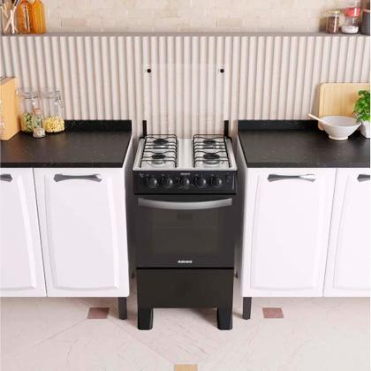 Imagem de Fogão à Gás Itatiaia Waves New 4 Bocas Mesa Inox Forno 48L-Bivolt