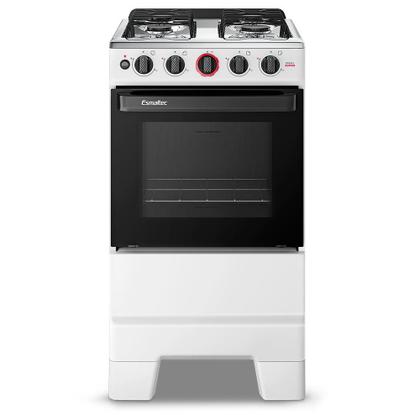 Fogão a Gás Mesa Inox Forno 50L Limpa Fácil e Acendimento Automático Esmaltec IDEAL Super F4IAB Cor Branco 4 bocas Bivolt Imagem de Fogão a Gás Mesa Inox Forno 50L Limpa Fácil e Acendimento Automático Esmaltec IDEAL Super F4IAB Cor Branco 4 bocas Bivolt