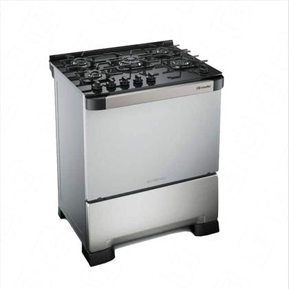 Imagem de Fogão á Gás Mueller 5 bocas Decorato Vetro Inox com Timer-Bivolt