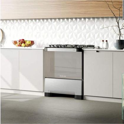 Imagem de Fogão á Gás Mueller 5 bocas Decorato Vetro Inox com Timer-Bivolt