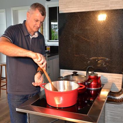 Imagem de Fogão A Lenha Com Forninho Com Caixa Direito Inox Vidro Ceramico Nº2