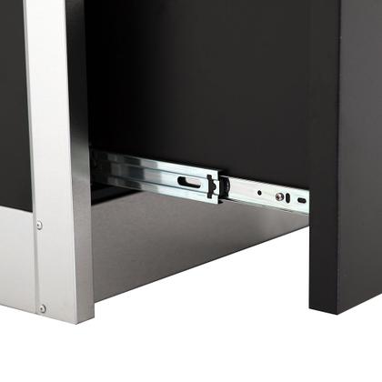 Imagem de Fogão a lenha eclipse direito preto chapa aluminio n2