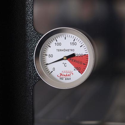 Imagem de Fogão a lenha eclipse direito preto chapa aluminio n2