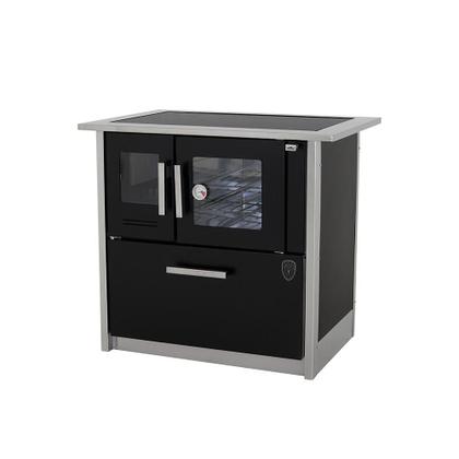 Imagem de Fogão a lenha eclipse dirireito preto chapa vitroceramica n2