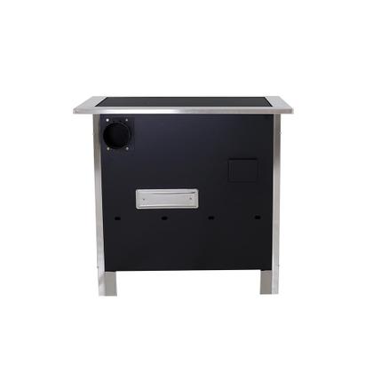 Imagem de Fogão a lenha eclipse dirireito preto chapa vitroceramica n2