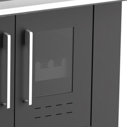 Imagem de Fogão a Lenha Elegance Chefe Preto Chapa Ferro N01 Esq