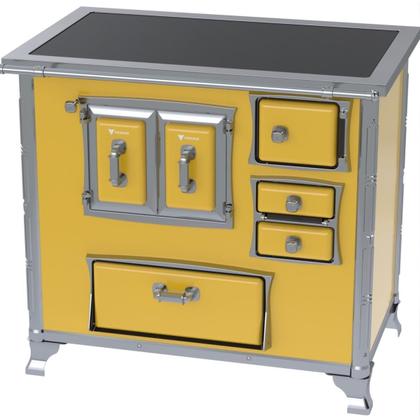 Imagem de Fogao a Lenha GII N 2 Gab Sec Xviii Premium Amarelo