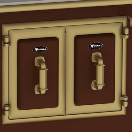 Imagem de Fogão a Lenha N 1 Gab Renaissance Tabaco com Tampa Direito Venax