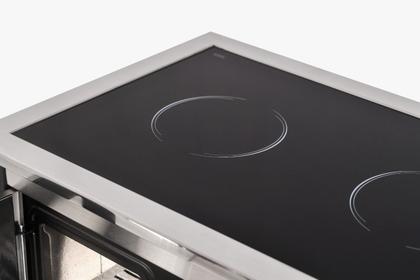Imagem de Fogão a Lenha Prime Glass Nº2 Lado Esquerdo Preto - Hidro
