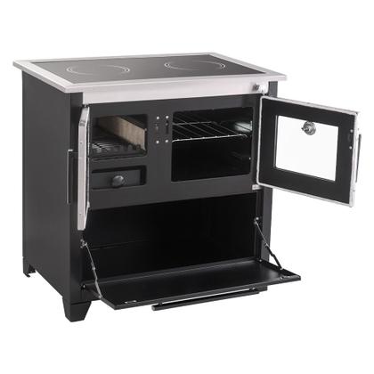 Imagem de Fogão A Lenha Prime Glass Vitrocerâmico Direito N2