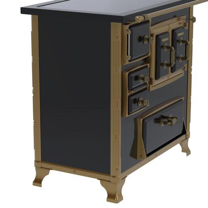 Imagem de Fogao a Lenha Venax GII n 1 Renaissance Premium Preto