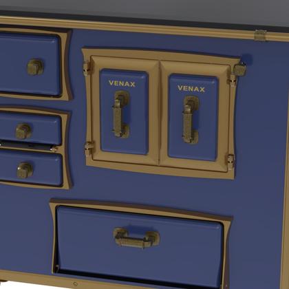 Imagem de Fogao a Lenha Venax GII n 2 Renaissance Premium Azul